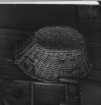 Woven Cane Clothes Basket