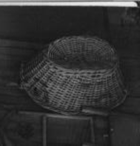 Woven Cane Clothes Basket