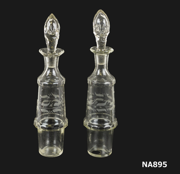 2 Glass bottles
