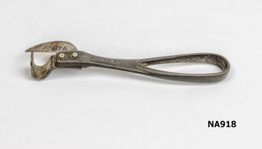 Head, which is the blade, is welded by two studs to the handle