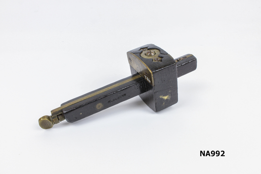 Rosewood and Brass mortice gauge