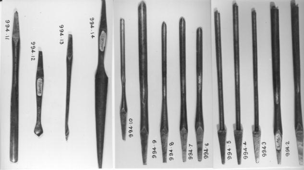 14 shell bits - two different types and in differing sizes