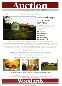 Document, 19 Ronald Street, 1997