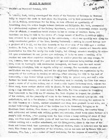 'By Rail to Blackburn'  - a document describing the rail journey - Page1