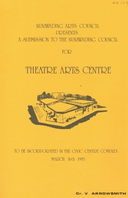 Work on paper - Report, Nunawading Arts Council submission, 16/03/1983 and 6/04/1983