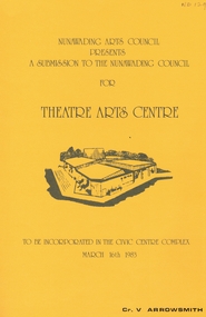Work on paper - Report for Nunawading Arts Council submission, Nunawading Arts Council submission, 16/03/1983 and 6/04/1983