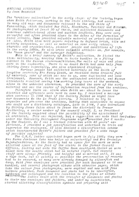 Article, Archival Activities, 1996