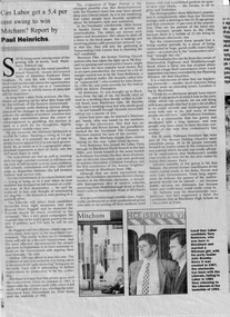 Article, Swings and roundabouts, 22/11/1997 12:00:00 AM