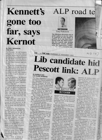 Article, Mitcham By-Election, 01/11///12/1997