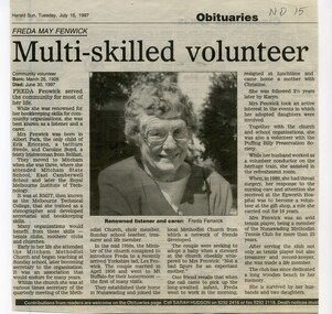 Newspaper, Multi-skilled volunteer, 1/07/1997 12:00:00 AM