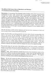 Document - Report, The Offices of the former Shire of Blackburn and Mitcham, 1997
