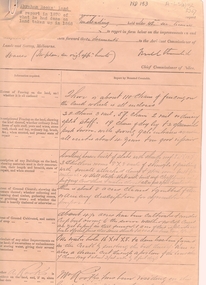 Report, Abraham Rooks, ca 1870