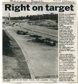 Newspaper, Right on Target, 1/06/1997 12:00:00 AM