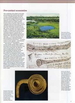Illustrated booklet describing Aboriginal life from pre-contact times to the present day
