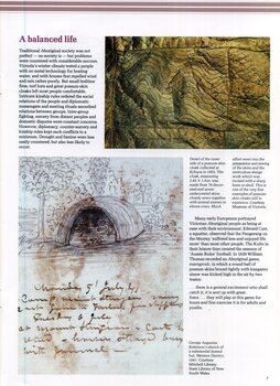 Illustrated booklet describing Aboriginal life from pre-contact times to the present day