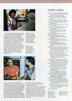Illustrated booklet describing Aboriginal life from pre-contact times to the present day