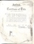 Title certificate  for land in Deakin Street, Mitcham issued on 15 November 1923.