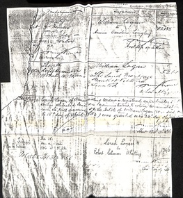 Records of transfers of land belonging to William Logan dating from 1882 to 1884.