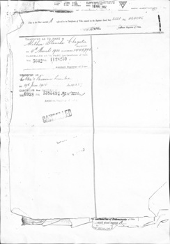 Records of transfers up to 1946 - second page.