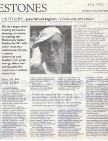 Document, Obituary John Wood Ingram, 2/04/1998 12:00:00 AM