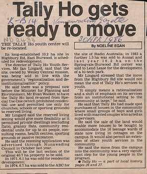 'Tally Ho Gets Ready to Move'