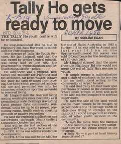 'Tally Ho Gets Ready to Move'