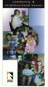 Pamphlet, Community and Neighbourhood  Houses, 1998