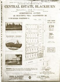 Flyer - Document, Central Estate Blackburn