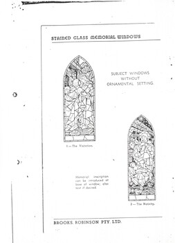 Page 7 - Stained glass memorial Windows