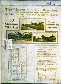Document, Mascot Estate Blackburn