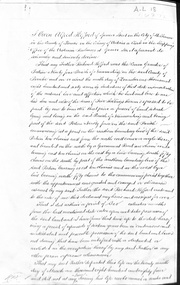 Statutory Declaration dated 1/6/1888 by Owen Alfred Kefford  - page 1