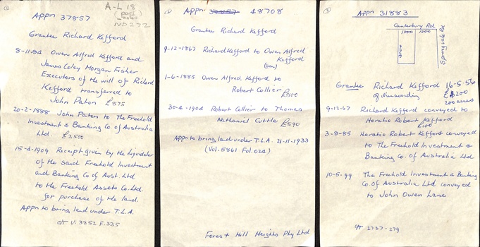 Appn  37857, 48708 and 31883,