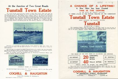 Legal record - Document, Tunstall Town Estate
