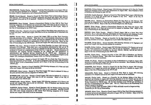 Notice and Agenda of meeting for a special commemorative meeting of Nunawading City Council. 