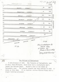 Document, Plan of Subdivision, 1861