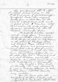 Document, Pearce Family, 2001