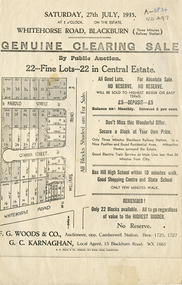 Document, Central Estate, 1935