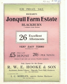 Document, Jonquil Farm Estate