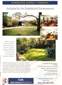 Document, 26 Penllyne Avenue, Vermont, 1/06/1998 12:00:00 AM