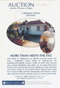 Pamphlet, Auction