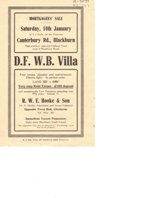 Document, Mortgagee's Sale