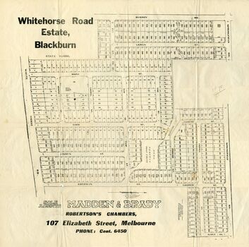 Plan of blocks for sale