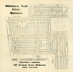 Plan of blocks for sale