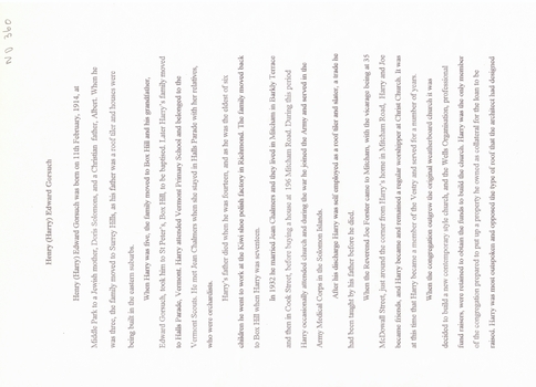 Biography of Henry (Harry) Edward Gorsuch 1914 - 1995 - page 1