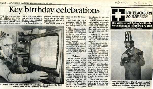 Key birthday celebrations