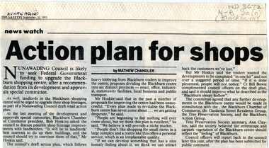 Action plan for shops