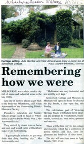 Remembering how we were