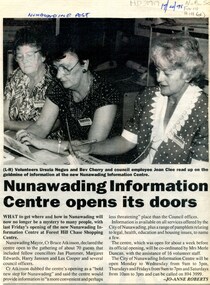 Nunawading Information Centre opens its doors