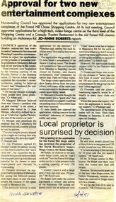 Approval for two new entertainment complexes
