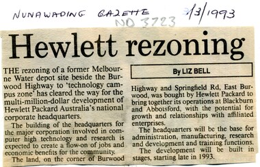 Hewlett rezoning
